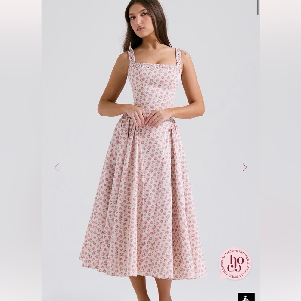 House of CB- Dorothy cotton midi sundress